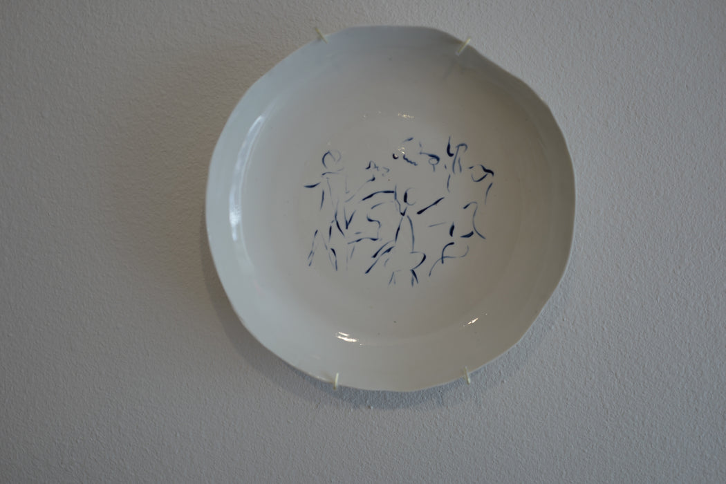 Hand painted plate